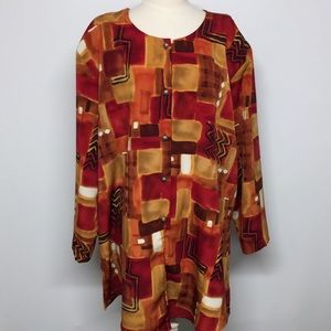 Maggie Sweet Long Sleeve altered Tunic Top